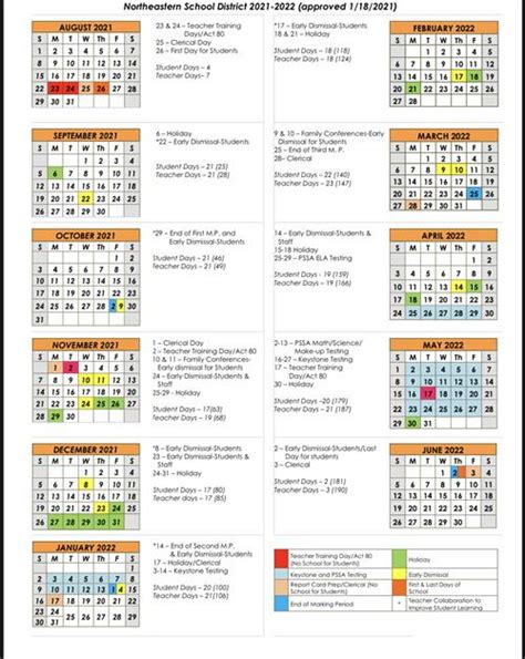 Northeastern Fall 2022 Calendar